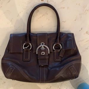 Vintage Coach Soho Flap Satchel